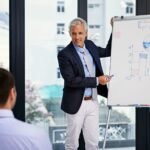 sharing his business vision qwbgfps